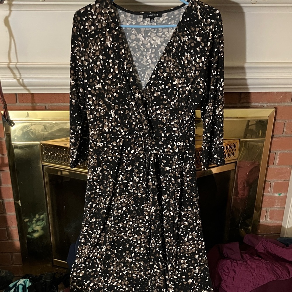 Hail3Y:23 Multi Colored Floral Wrap Dress